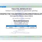 Inspectie valbeveiligingsmaterialen